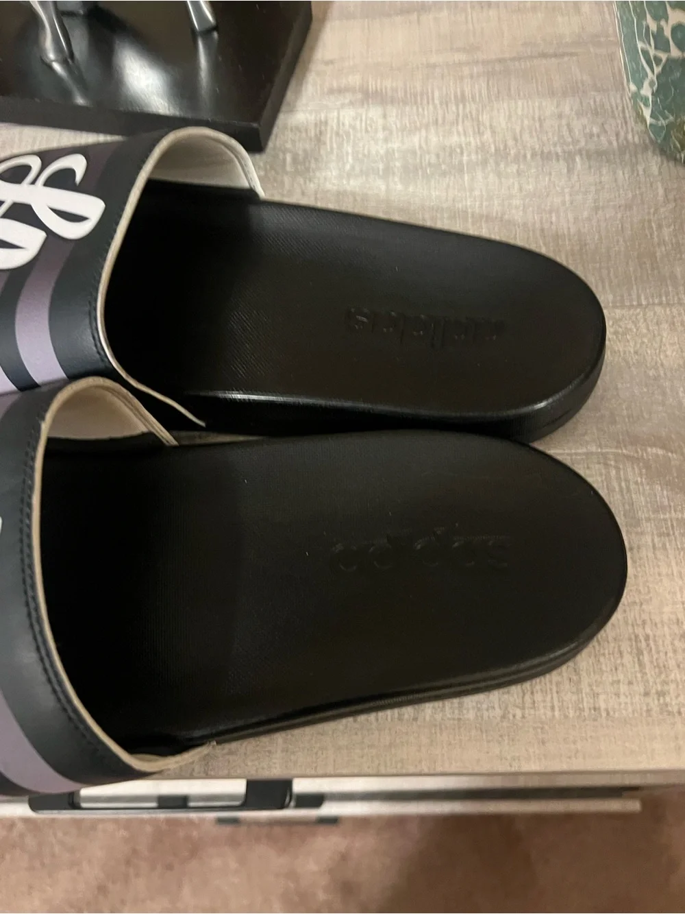 Adidas LA slides sz 12